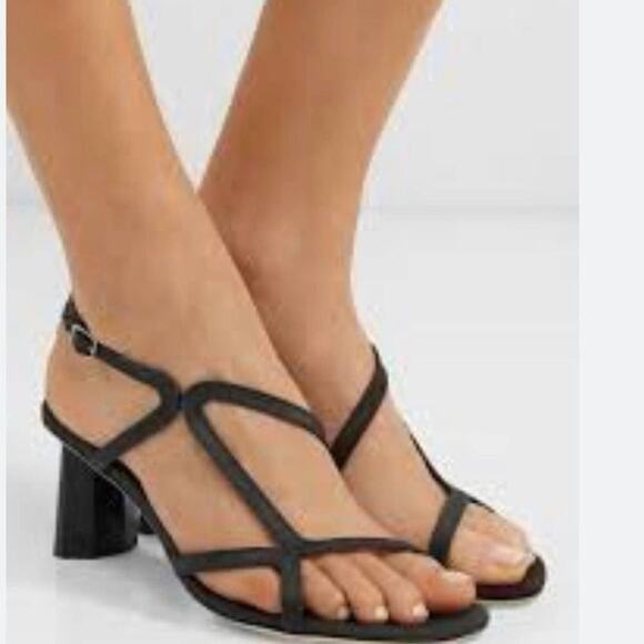 BY FAR BRIGETTE BLUE MID HEEL SANDALS SIZE‎ 9 - Picture 2 of 7